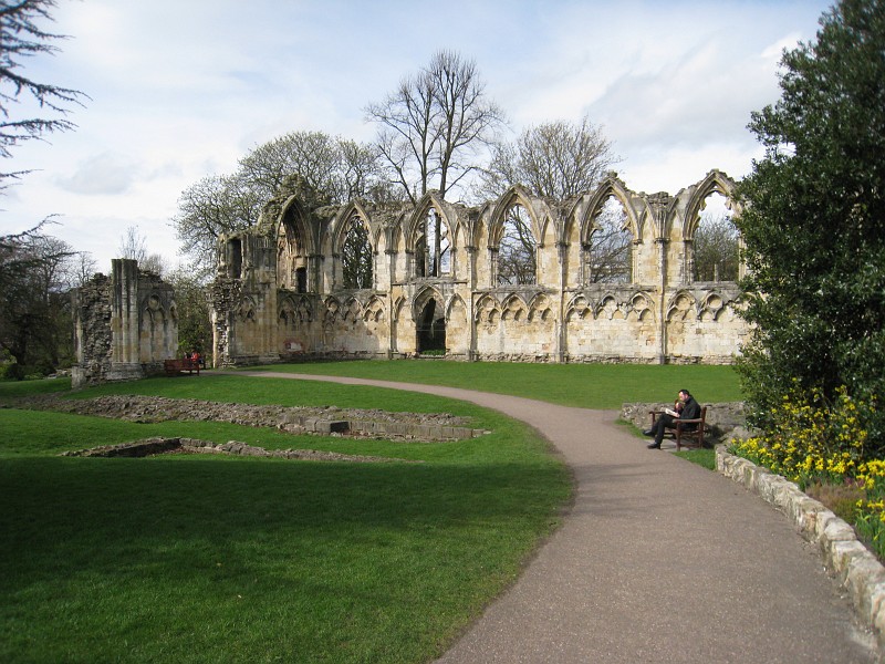 2011 UK England York 0595.jpg - A visit to Newcastle England for a company audit allowed time to visit the city of York. Train rides, train museum, walled city, large churches.